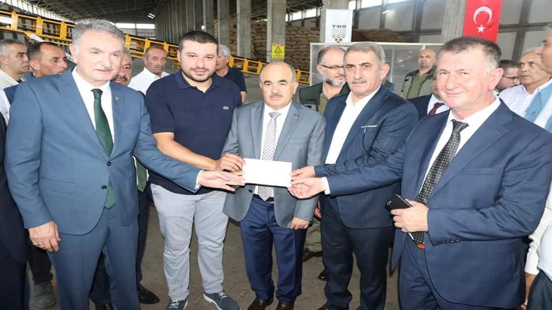 Toprak Mahsulleri Ofisi 2022 Yılı Kabuklu Fındık Alım Töreni, Çarşamba Şeker Fabrikası'nda Gerçekleştirildi.